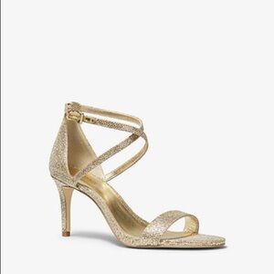 MICHAEL MICHAEL KORS Ava Glitter‎ Mesh Sandal